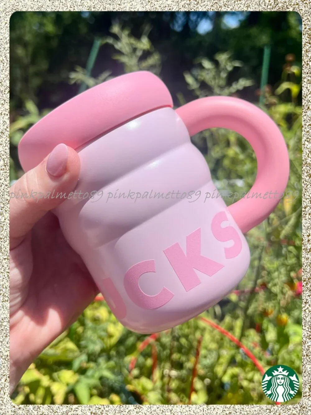 ✨🍓 NWT 2026 Starbucks Light Pink Ripple 12oz Stainless Steel Insulated Mug